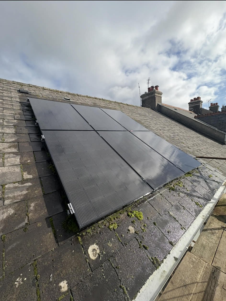Solar Panel Cleaning - After cleaning